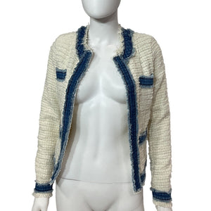 L'agence Tweed Ivory And Pomona Agnes Jacket Size XS