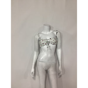 For Love & Lemons 'Rosewater' White Bandeau Top Size S