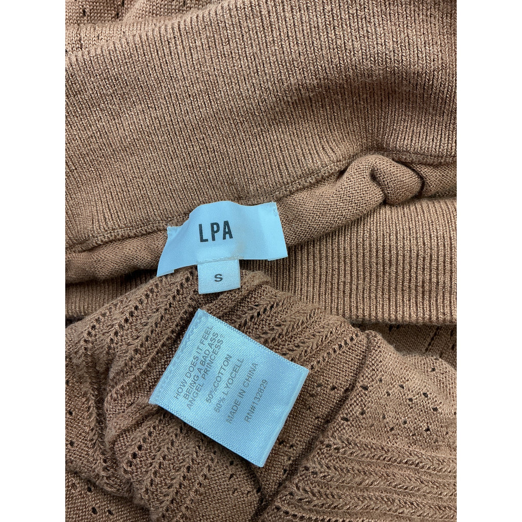 Lpa 'Bennett' Brown Cotton Maxi Skirt Size S