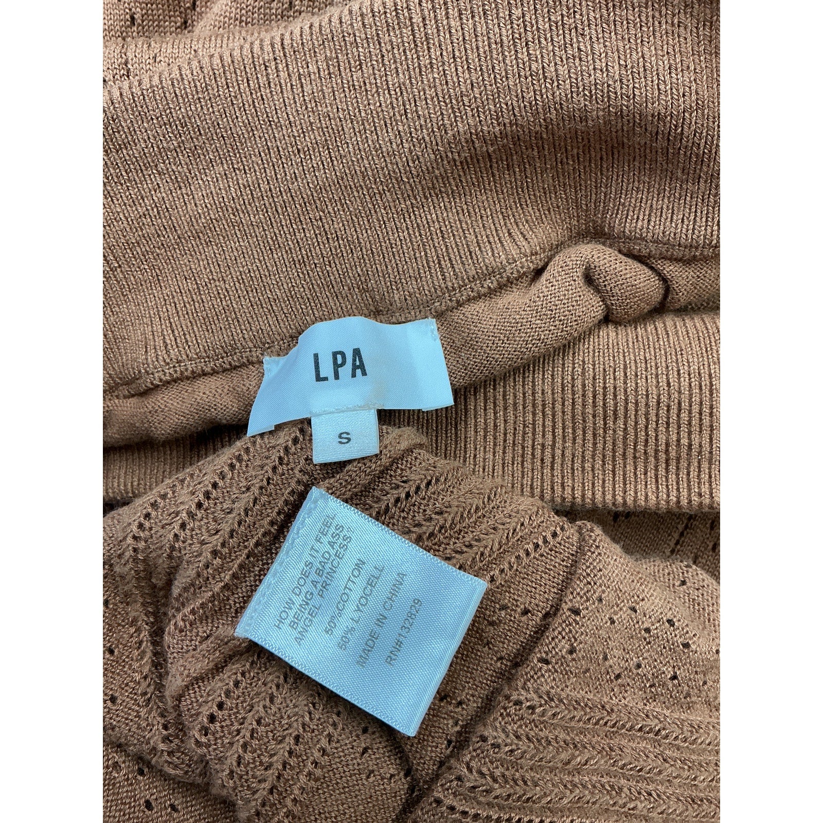 Lpa 'Bennett' Brown Cotton Maxi Skirt Size S