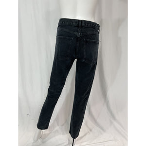Agolde 'Jamie' Black High Rise Classic Denim Jean Size 25
