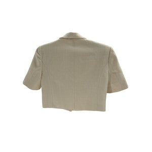 Astr The Label 'Siarah' Cream Polyester Jacket Size XS