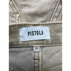 Pistola 'Turner' Tan Ankle Straight Leg Denim Jeans Size 24
