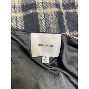 Reformation 'Rory' Black Polyester Skirt Size 6