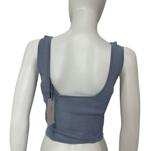 Sovere Ribbed Blue Ice Intrepid Tank Top Size S NWT