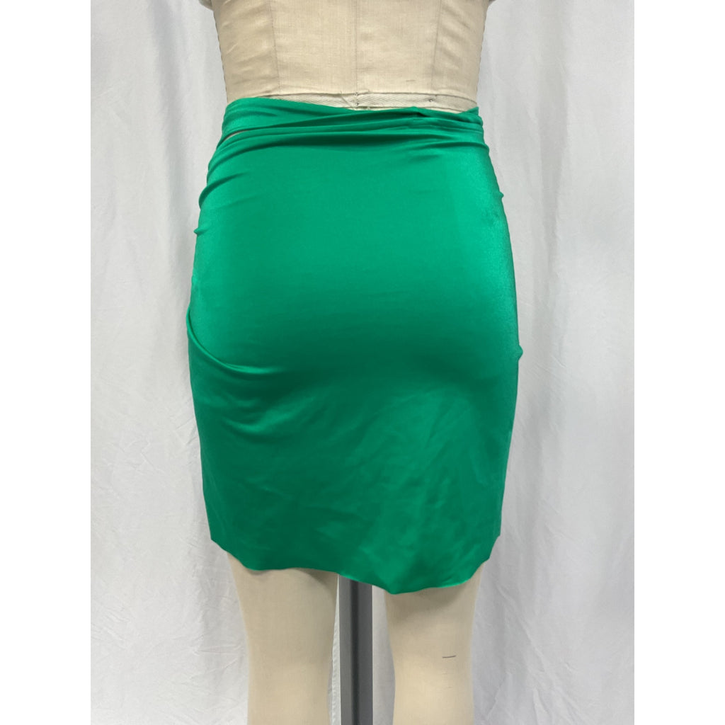 Baobab Maple 'Pareo' Green Nylon Skirt Size XS