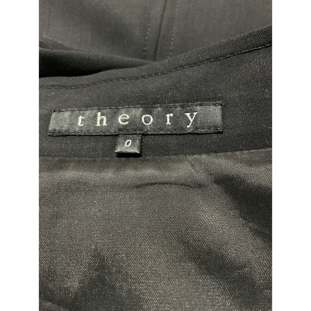 Theory Denim Black Jacket Size 0