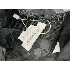 V. Chapman 'Patisserie' Black Polyester Dress Size 4