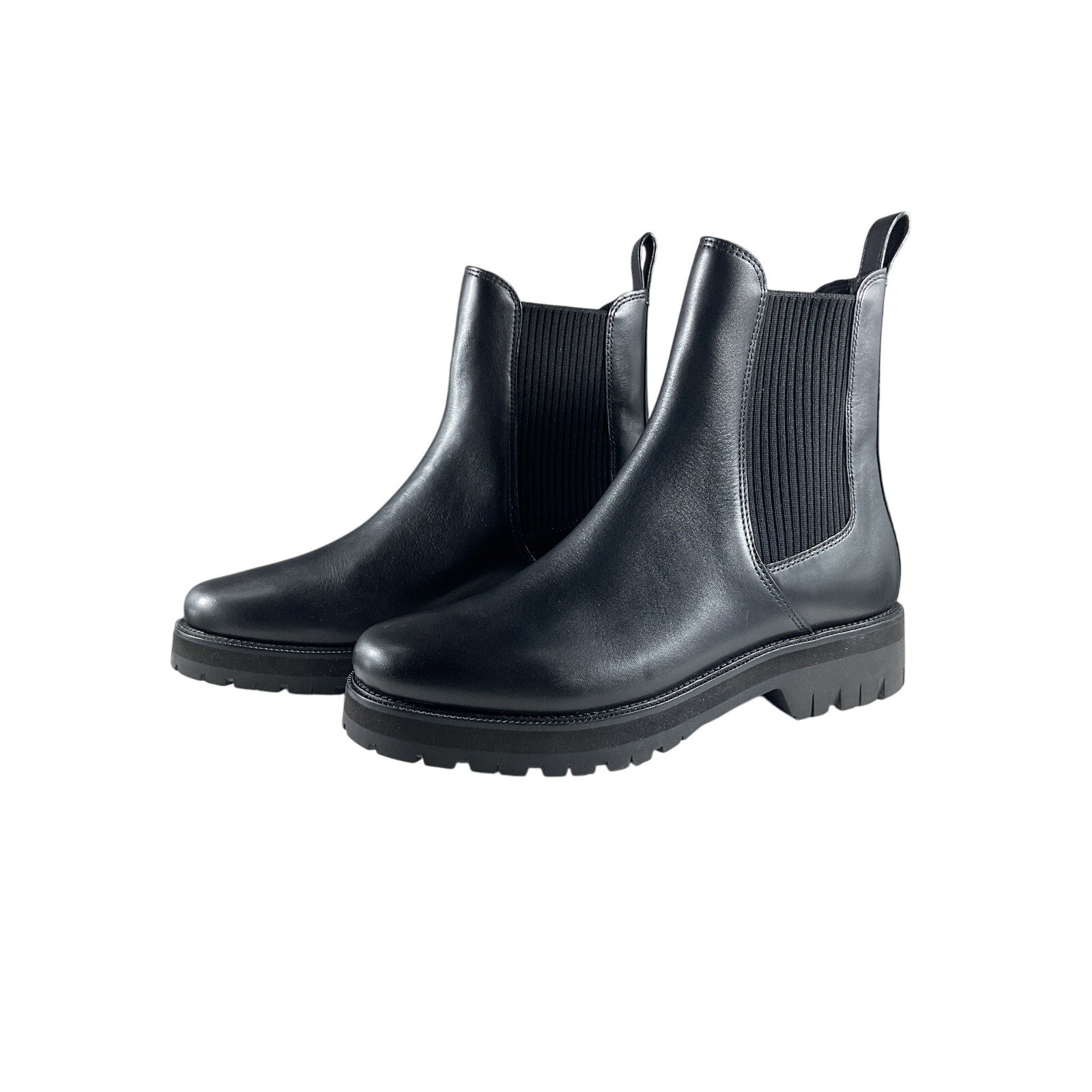 Rag & Bone 'Corey' Black Leather Chelsea Boots Size 11
