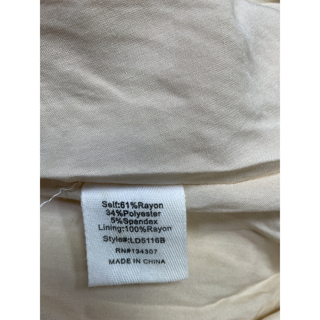 Line & Dot 'Ella' White Rayon Midi Dress Size XS