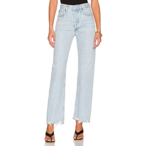 Agolde Vintage Blue 90s Pinch Waist Denim Jeans Size 24