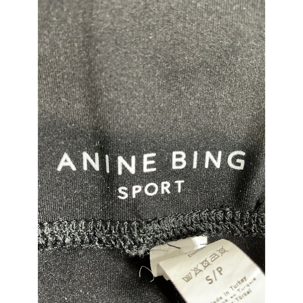Anine Bing 'Rhea' Black Legging Size S