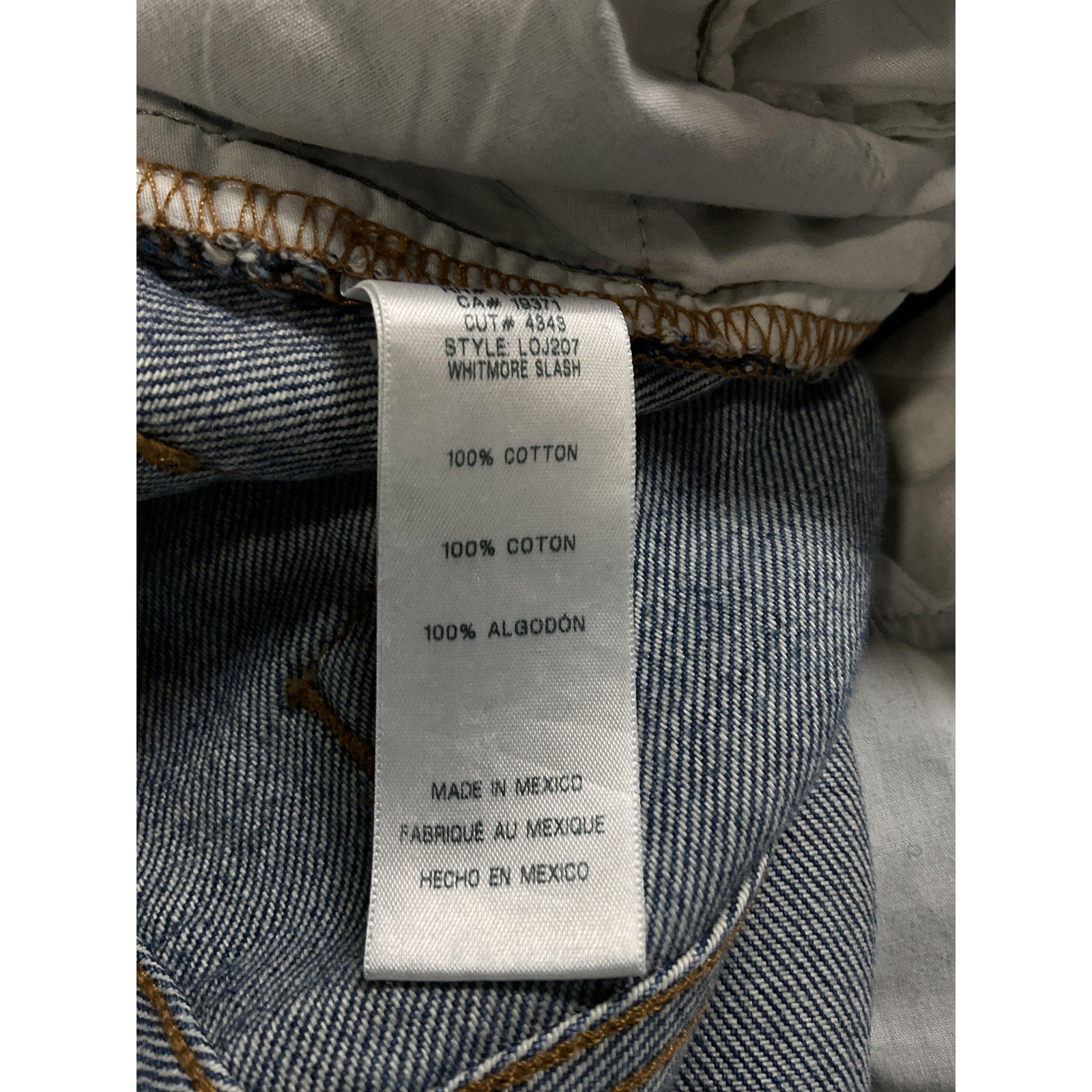 Frame Le Original Blue Slash Pants Size 25
