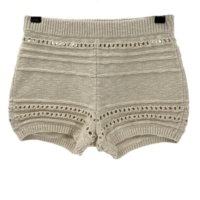Tularosa Knit Beige Marisol Shorts Size XS
