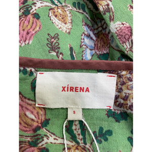 Xirena Floral Green Emryn Blouse Size S