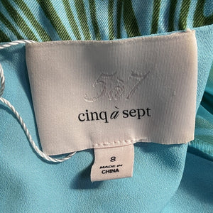 Cinq à Sept Vibrant Blue Marice Dress Size 8