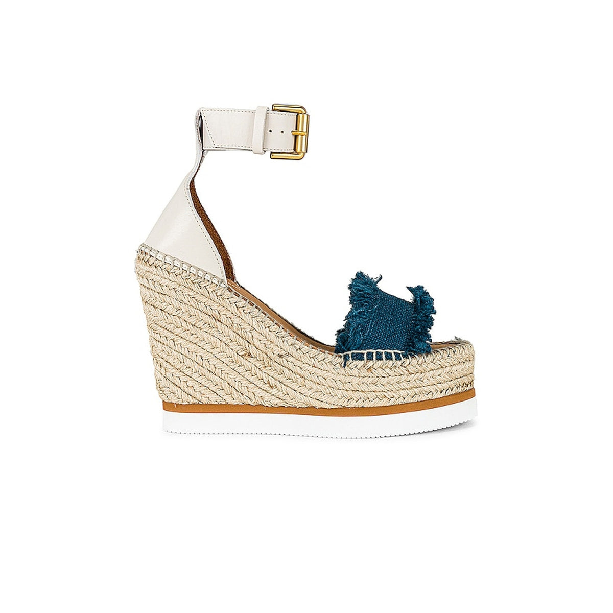 See By Chloé 'Glyn' Denim Espadrilles Size 37