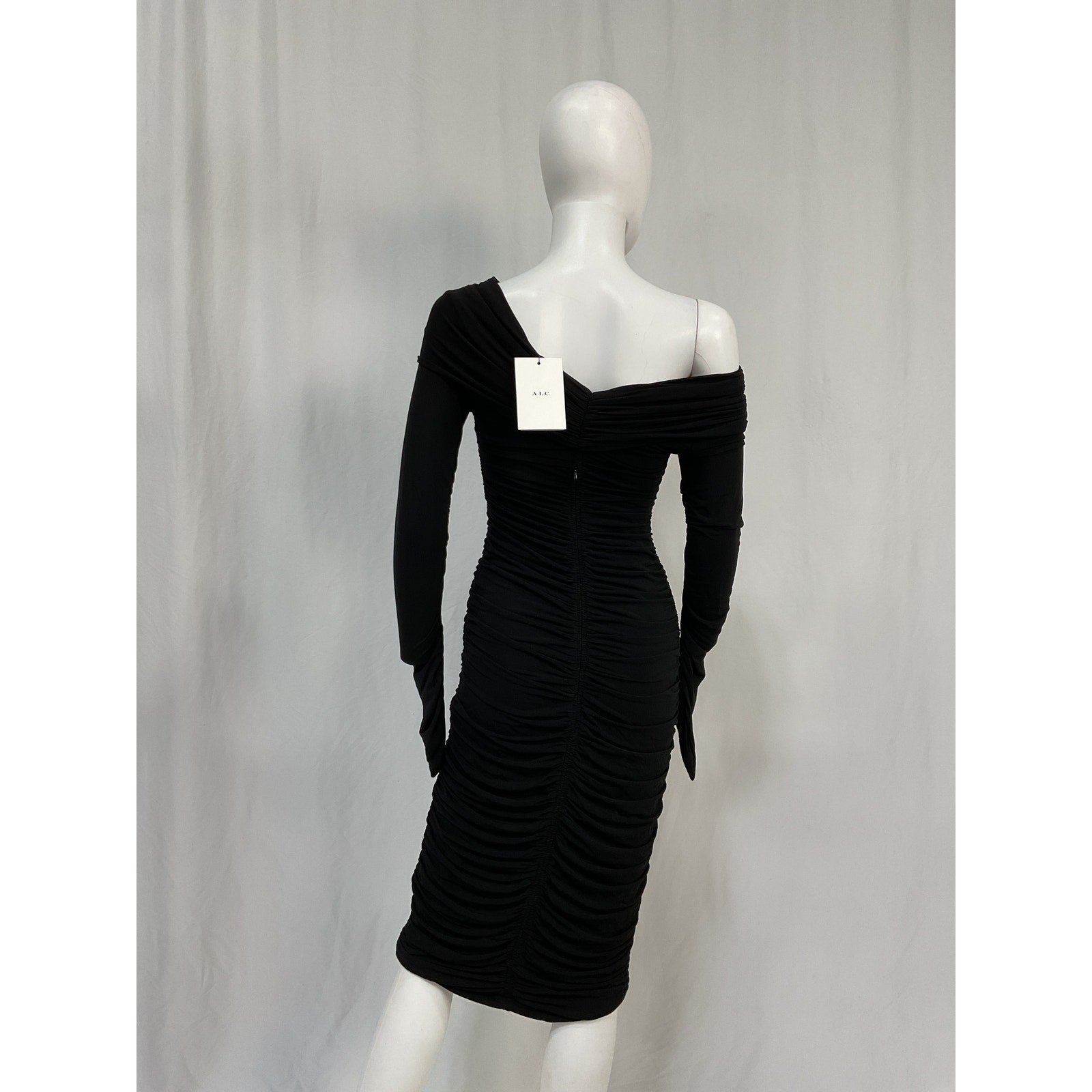 A.L.C. 'Marie' Black Viscose Dress Size S - NWT