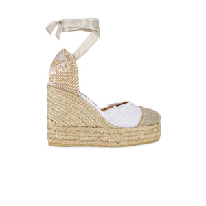 Castañer 'Catalina' Tan Wedge Size 37