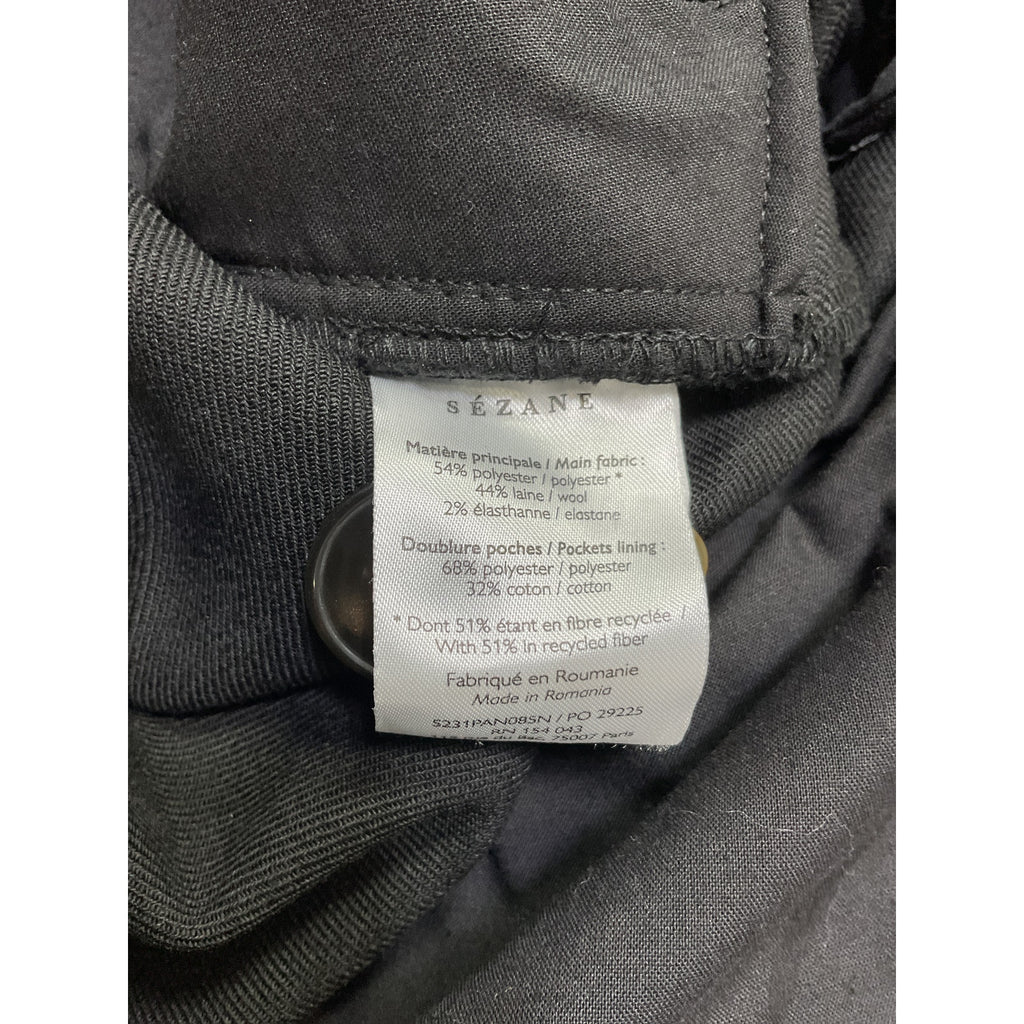 S�zane 'Damon' Black Trousers Size 44