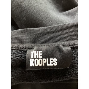 The Kooples Logo Black Sweatshirt Size 4