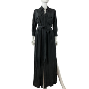 L'Agence Black Cameron Shirt Dress Size S