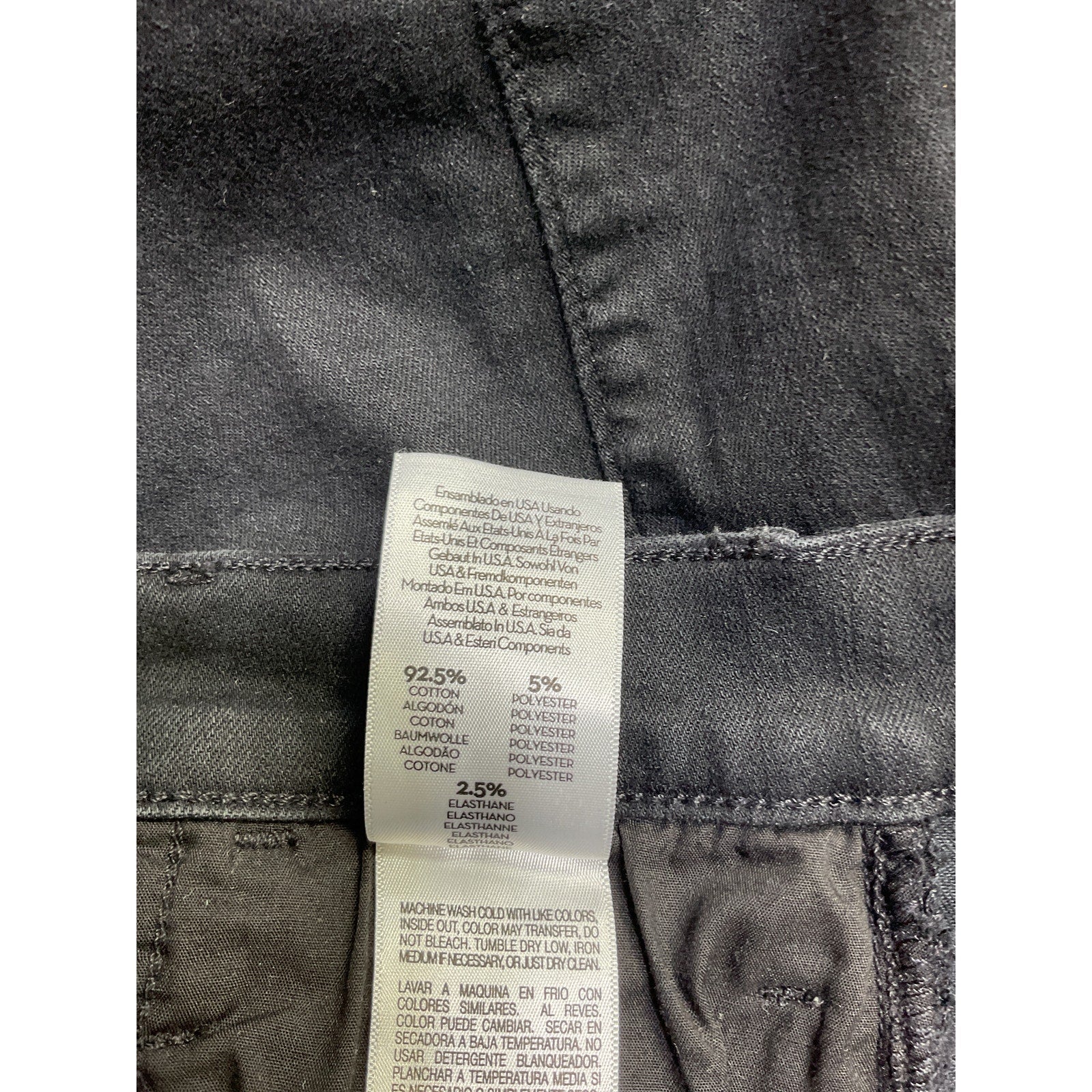 Mother 'The Lil Hustler' Black Cotton Petites Ankle High Rise Cropped Bootcut Jeans Size 26P