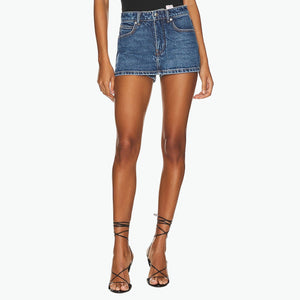 Alexander Wang Blue Mid Rise Stretch Skort Size 25