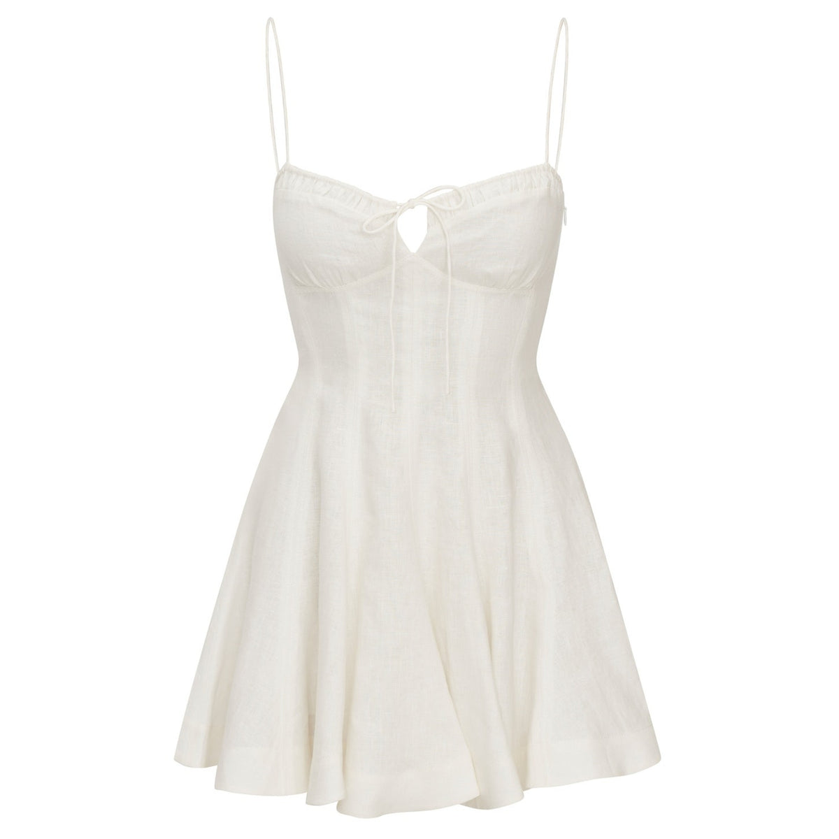 Loveshackfancy A-Line Cream Shai Dress Size 00 NWT