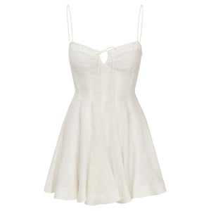 Loveshackfancy A-Line Cream Shai Dress Size 00 NWT