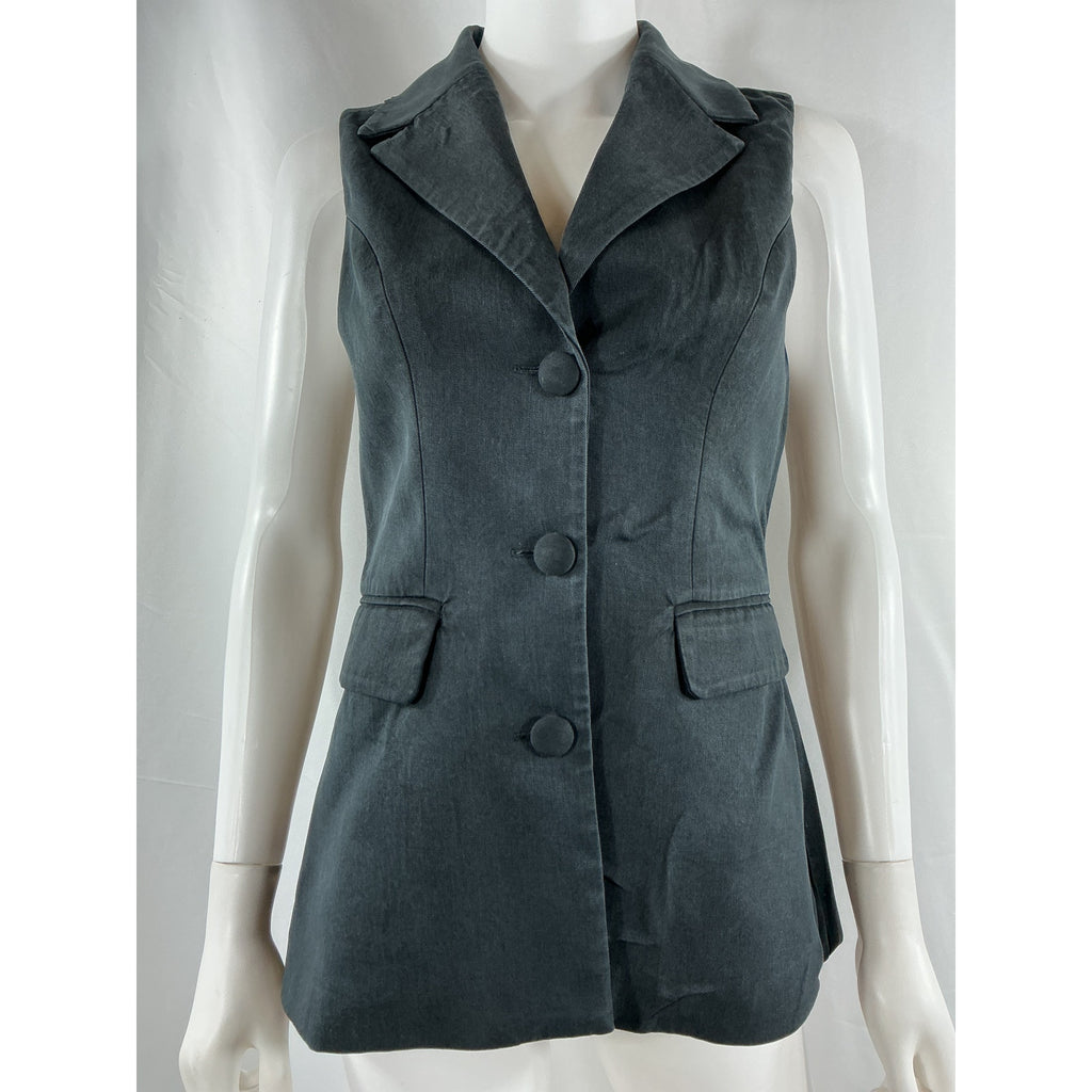 Reformation 'Billie' Black Vest Size S