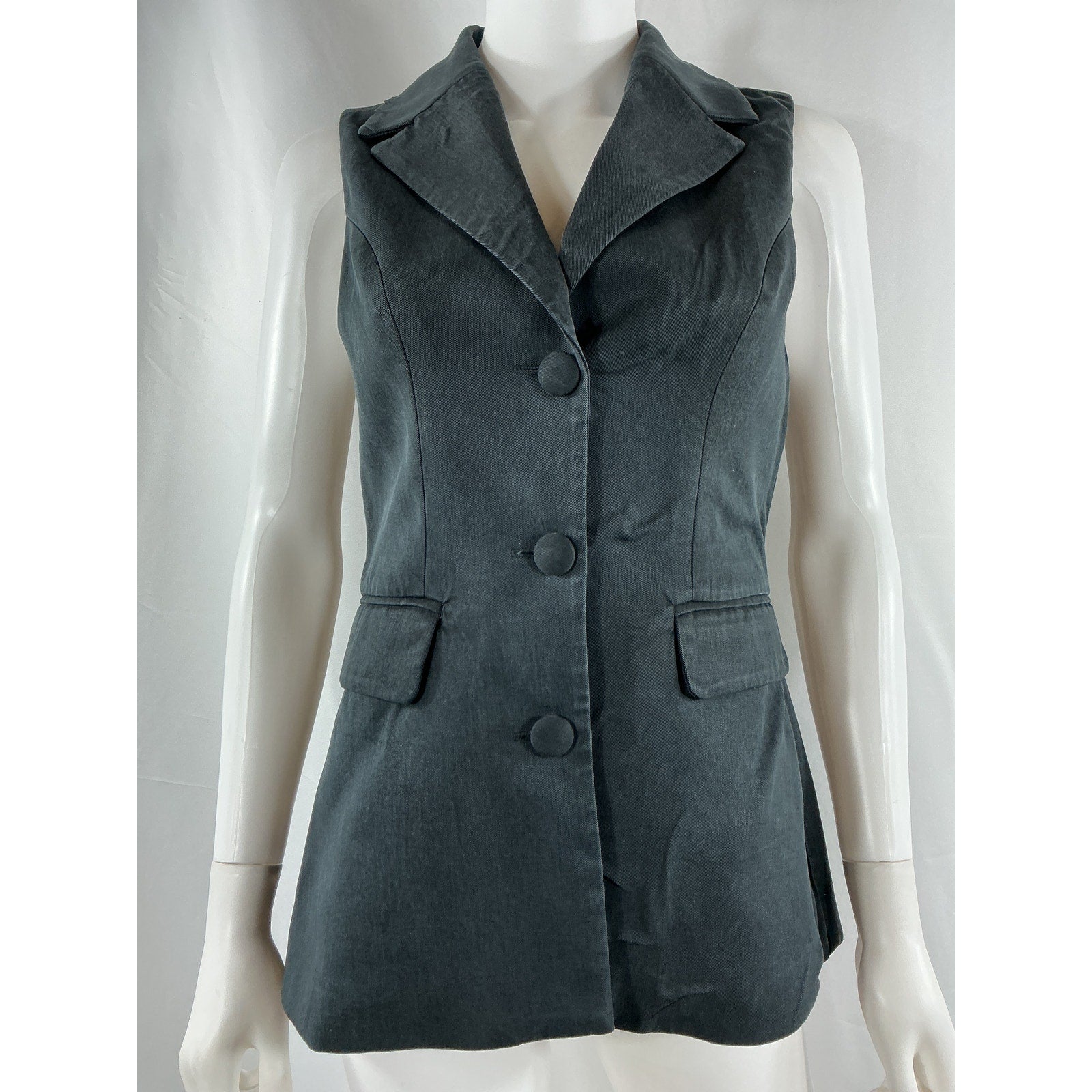 Reformation 'Billie' Black Vest Size S