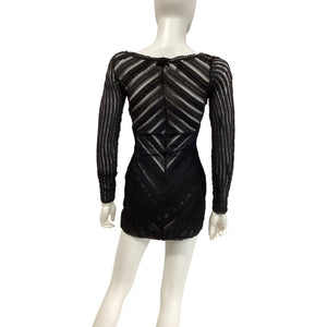 Retrofête Lace Black Hadsy Mini Dress Size XS