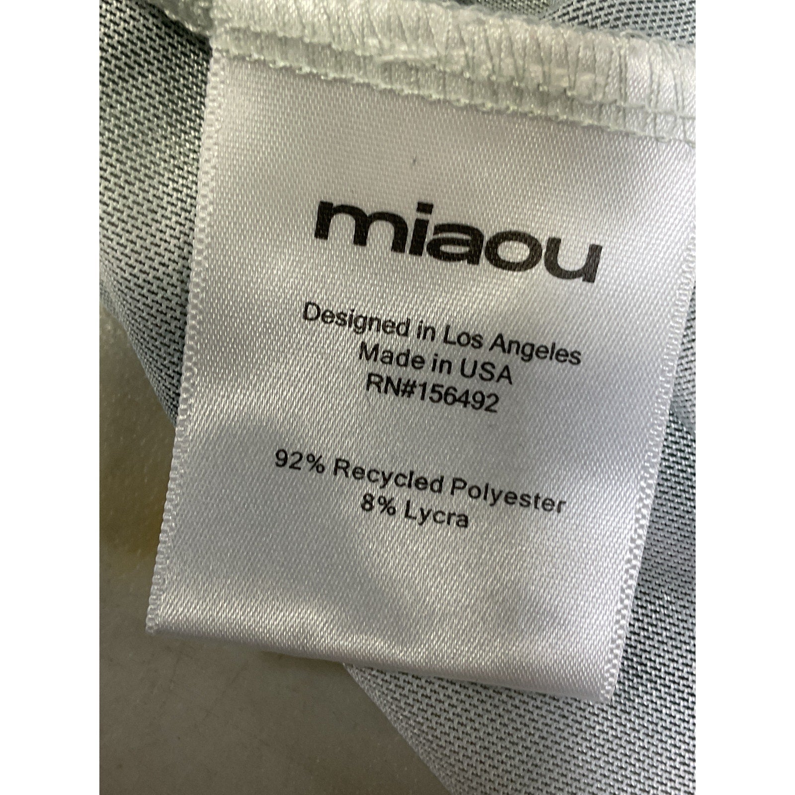 Miaou 'Mini' Green Tee Size M