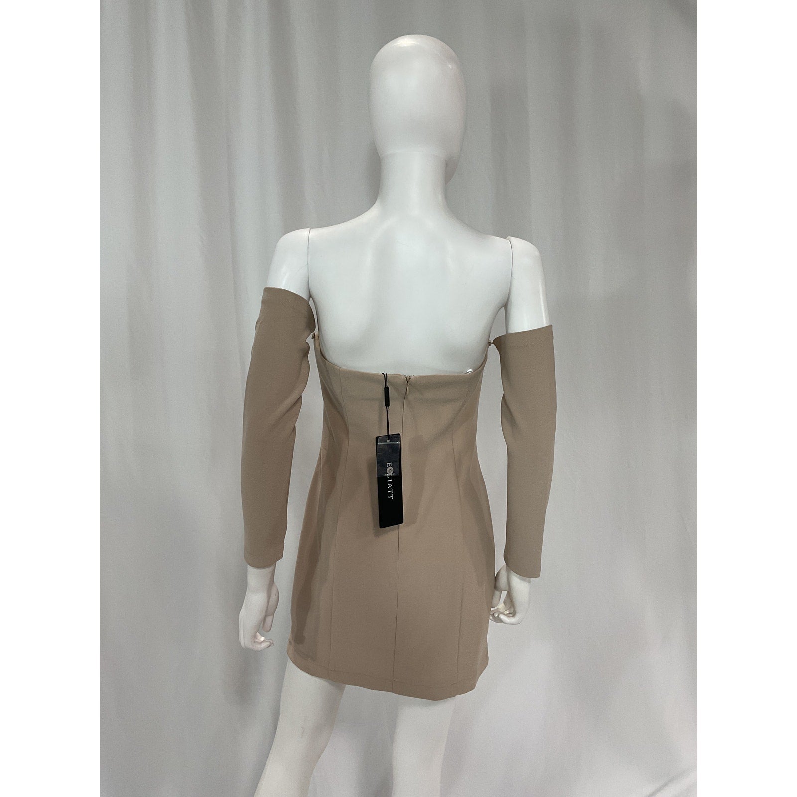 Elliatt 'Decor' Tan Long Sleeve Dress Size S - NWT