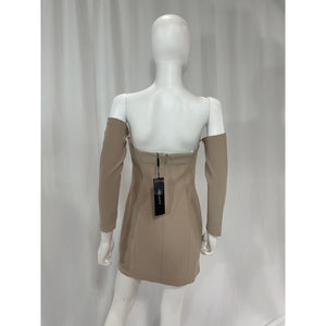 Elliatt 'Decor' Tan Long Sleeve Dress Size S - NWT