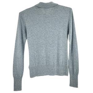L'Agence Knit Blue Sterling Sweater Size XXS