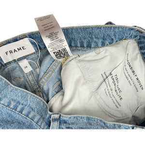 Frame Classic Blue High Rise Straight Leg Denim Jeans Size 28