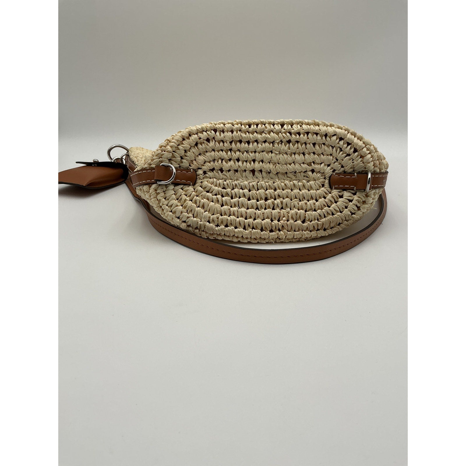 Proenza Schouler Beige Raffia Spring Bucket Bag