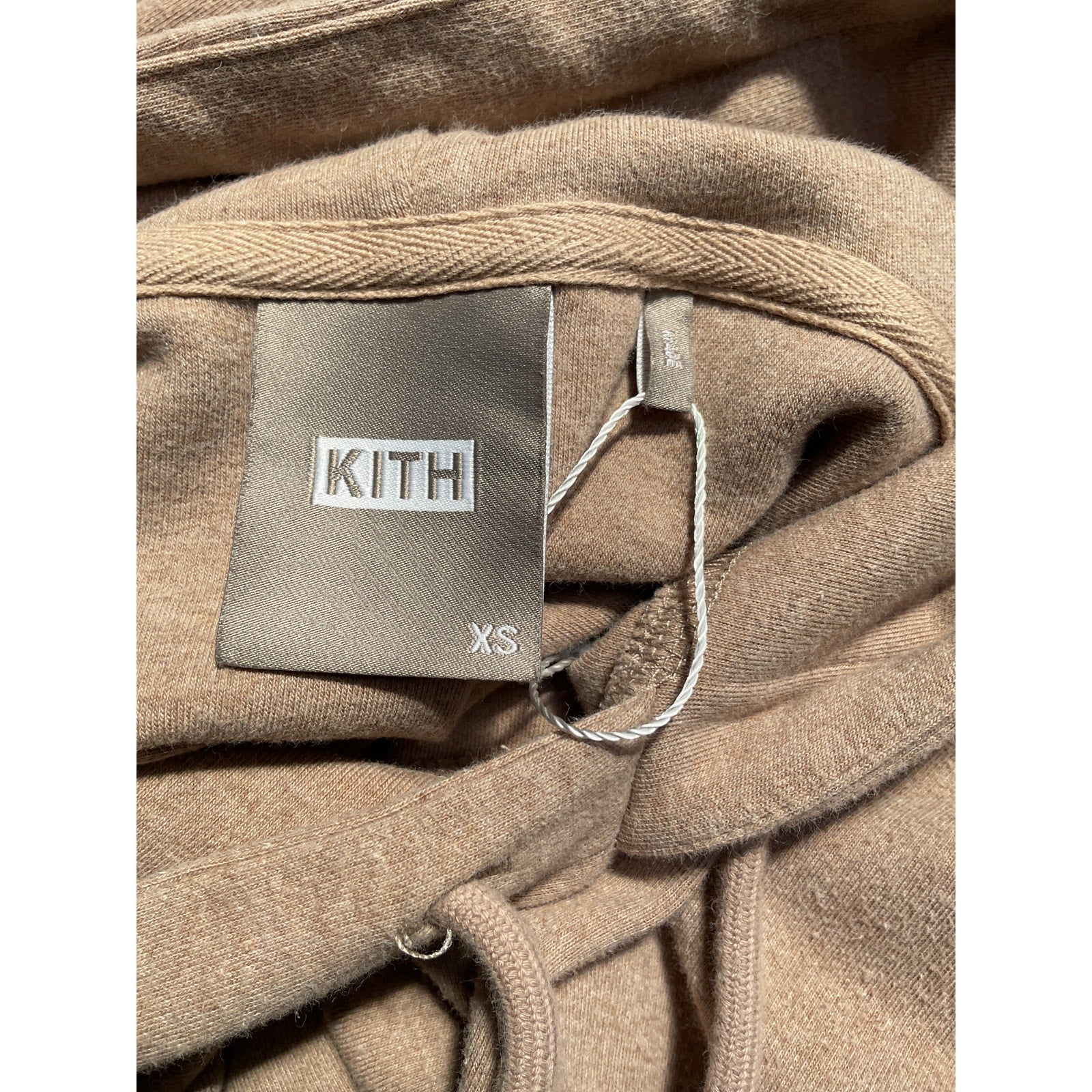 Kith 'Alexa' Beige Cropped Hoodie Size XS
