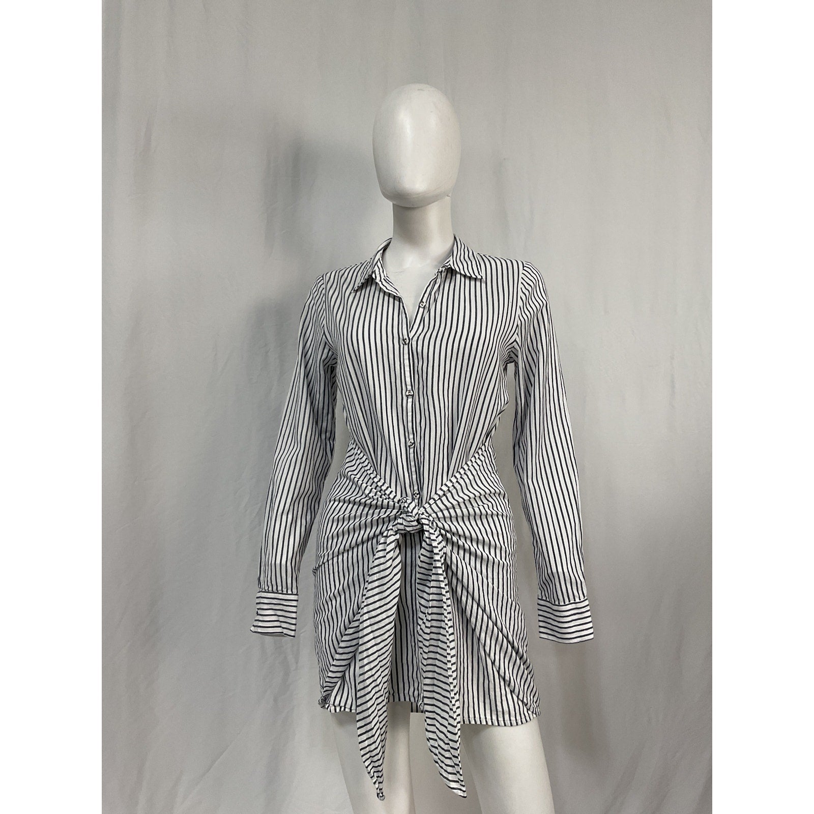 L'Academie 'Cloudline' White Cotton Dress Size XS