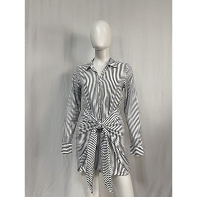 L'Academie 'Cloudline' White Cotton Dress Size XS