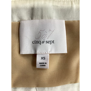 Cinq à Sept Sequined Alabaster Nikki Top Size XS