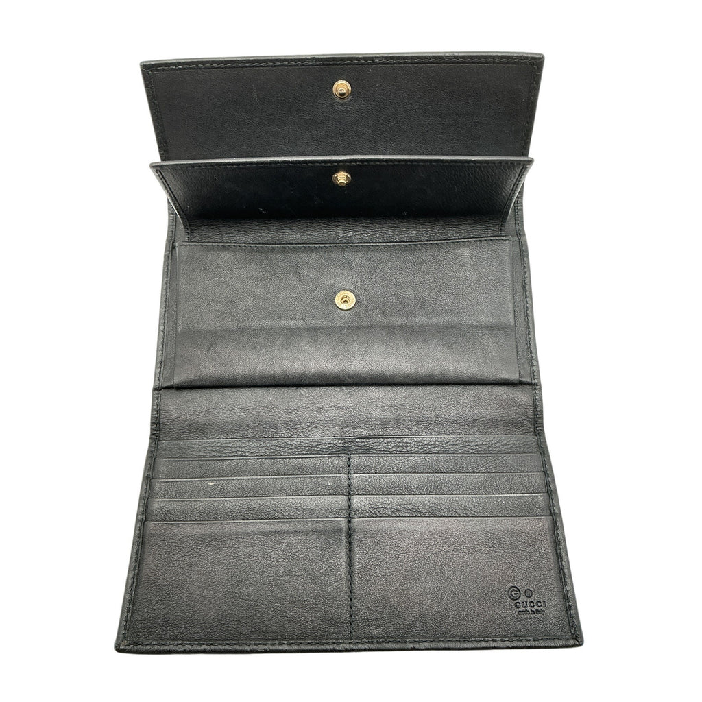 Gucci Black Leather Wallet