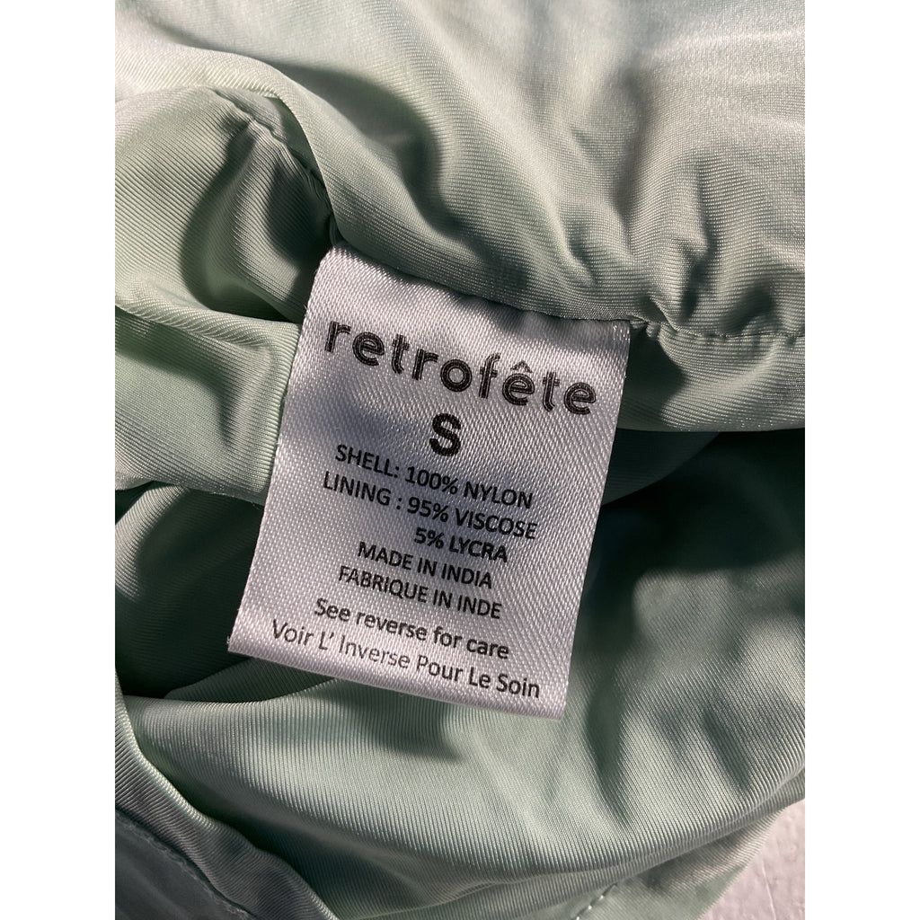 Retrofete 'Dionne' Green Nylon Sequin Dress Size S