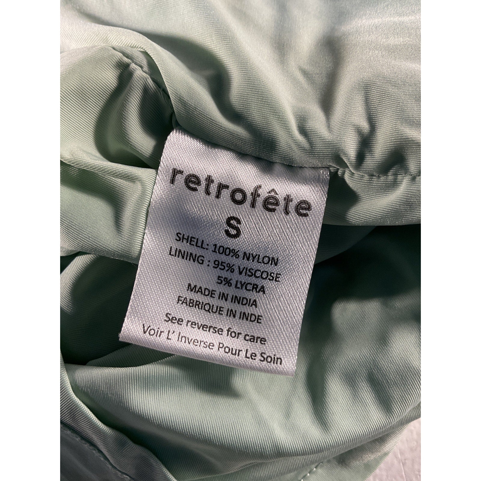 Retrofete 'Dionne' Green Nylon Sequin Dress Size S