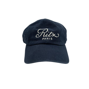 Frame Embroidered Blue Ritz Paris Baseball Cap