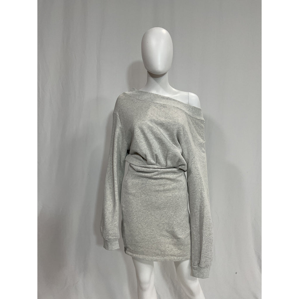 Rta 'Rachele' White French Terry Off Shoulder Dress Size S - NWT