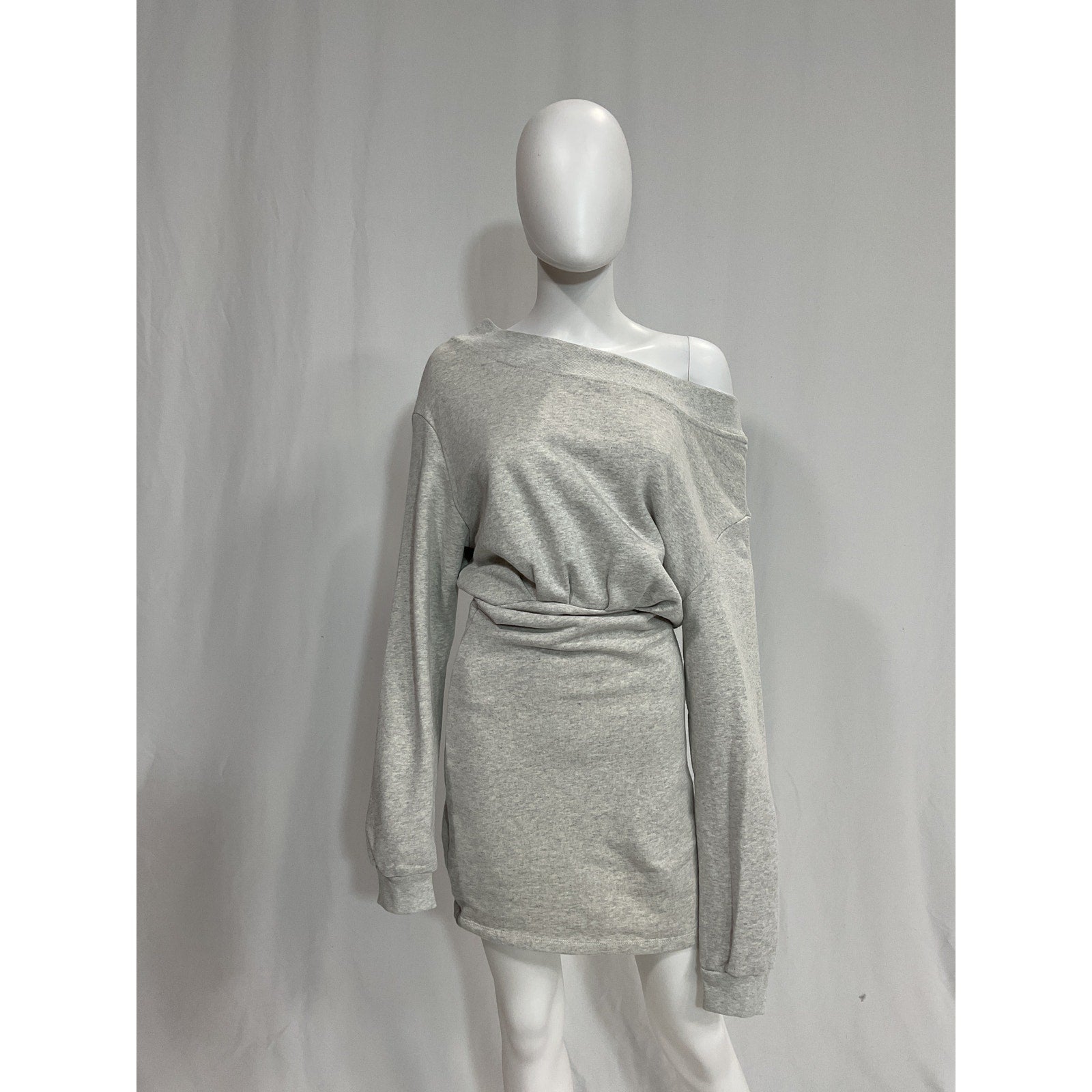 Rta 'Rachele' White French Terry Off Shoulder Dress Size S - NWT
