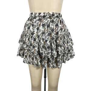 Isabel Marant Floral White Jocadia Skirt Size XS